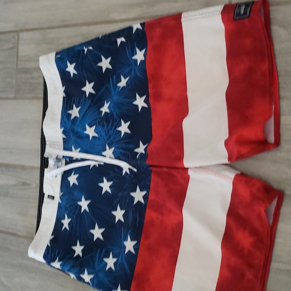 Vans American flag board shorts